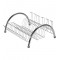 Escorredor 15 Lugares 43cm por 33cm Para Louças Fantastik Com Porta Talheres E Copos